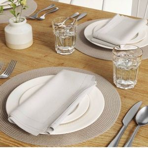 COPY - Grey Threshold brand new round placemats